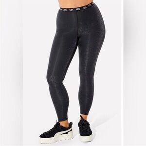 Fabletics Yitty 4X Spotlight sparkles gold Shaping High Waist Leggings Lizzo